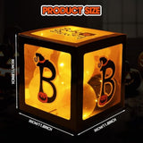 Halloween Decorations Balloons Boxes 4 Pcs Transparent Box With 4 Led Light Strings - Baby Shower Party Supplies Decoration - A Baby Is Brewing
