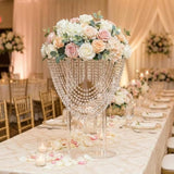 Wedding Decorations Party Decorations Event Decor Acrylic Wedding Centerpiece Flower Stand (Acrylic, Tall 80*60Cm)