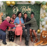 "Oh Baby" Sign for Baby Shower, Gender Reveal, 1st Birthday, Photo Backdrops