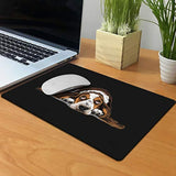 Extra Large (X-Large) Size Non-Slip Rectangle Mousepad, Basset Hound Dog Lying Down Looking Up Mouse Pad For Home, Office And Gaming Desk