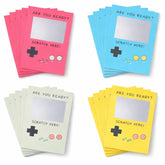 Valentine’S Day Cards For Kids – 24 Pack Scratch Off Gamer Valentines, Diy Retro Valentine Cards, Classroom Exchange, School Party Favors For Teens Boys Girls
