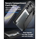 Samsung Galaxy S24+ Plus Case Wallet with Card Holder, Black - Premium Protection and Organization