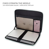 17.3 Inch Laptop Sleeve Case Water-Resistant Shockproof Notebook Case Bag With Handle And Accessory Bag Compatible With 17.3" Dell/Hp/Thinkpad Ideapad/Asus Vivobook,Wine Red