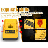 Dc9310 Charger For Dewalt 7.2V-18V Xrp Ni-Cd Ni-Mh Battery Dc9096 Dc9098 Dc9099 Dc9091 Dc9071 De9057 Dw9096 Dw9094 Dw9072 18V Dewalt Battery Charger