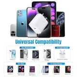 Usb C Block, For Iphone Charger Block, 20W Power Wall Type C Adapter, Fast Type C Charging Plug For Iphone 16, 16 Plus,15, 15 Pro Max,14,13,12,11, X, Galaxy S25, S24, S23, S22, S21 (4Pack)