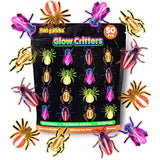 Glow Critters and Halloween Trick or Treat Glow Skeletons and Pumpkins - Glow Sticks Party Favors - Glow in The Dark Party Supplies