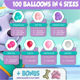 All-In-1 Paw Balloon Garland Arch Kit With Bonus Bone & Paw Print Balloons – Pink Paw Balloons Girl For Paw Birthday Decorations Girl – Paw Party Supplies