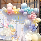 Rainbow Balloon Garland Arch Kit 171Pcs Latex Balloon Pastel Balloon G