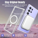 Samsung S24 Ultra Clear Case with MagSafe Compatibility, Military-Grade Protection, Yellowing Resistant, Classic MagFit Design