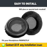 Earpads Replacement Cushion Compatible With Beyerdynamic Dt240 Dt 240 Dt-240 Pro Headphones Ear Pads With Soft Fabric&High Density Foam