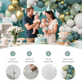 147Pcs Pink Balloon Garland Kit Hot Pink Rose Gold Balloons Arch For M