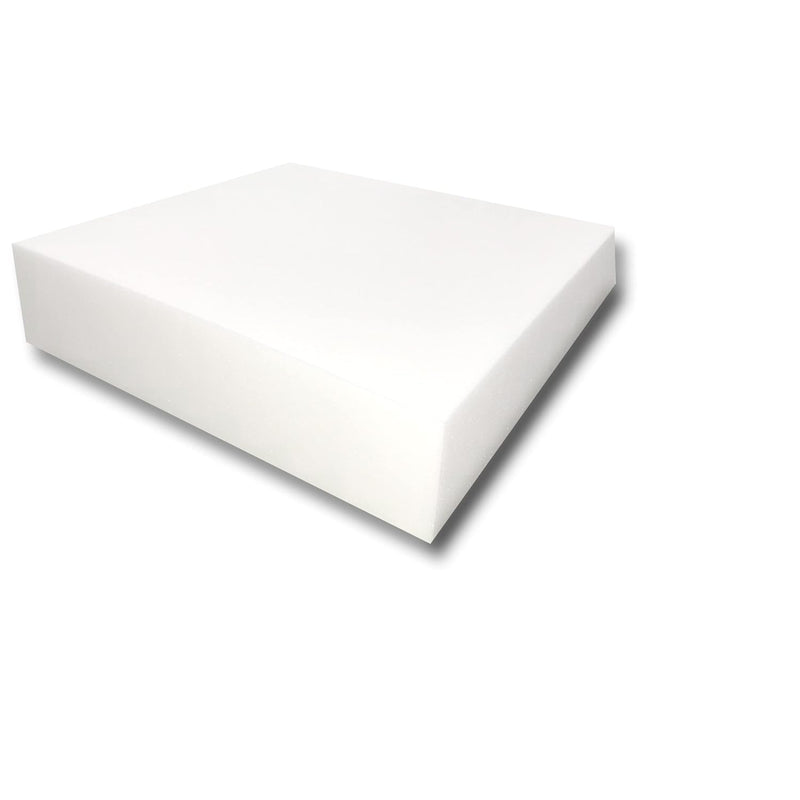 Upholstery Foam Cushion High Density, 6" H X 24" W X 24" L, White, 1 Count (Pa