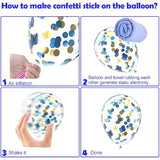 Pink Blue White Balloons,60 Pcs 12 Inch Pink Blue And White Pastel Gold Blue Confetti Latex Balloons With 2Rolls 33Ft Ribbon For Birthday Baby Shower Gender Reveal Party Supplies And Decorations