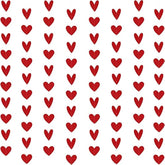 Red Valentines Heart Banner Valentines Day Hanging Garland Banner For