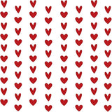 Red Valentines Heart Banner Valentines Day Hanging Garland Banner For