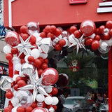 Silver Star Balloons, 40 Pcs Starburst Balloon Thickened, 28 Inch Star Explosion Foil Balloons Metallic For Birthday Graduation Baby Shower Wedding Anniversary Backdrop Decorations Party Supplies