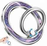 Magnetic Phone Ring Holder Compatible with MagSafe - Cell Phone Grip Magnet Removable Finger Ring Grip Stand Cute Girly Kawaii Design for iPhone 17