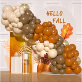 Fall Balloon Arch Kit Burnt Orange Brown Terracotta Balloons for Baby Shower Thanksgiving Party
