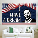 Martin Luther King Jr. Day Photo Backdrop for Photography I Have A Dream Banner African American Black History Month MLK Day Deocrations and Supplies for Home Classroom Office