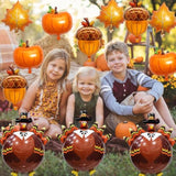 Thanksgiving Balloons Set Turkey Pumpkin Fall Foil Balloons for Autumn Party Decorations