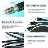 3-In-1 Usb Cable Charger Charging Cord Compatible With Apple Tv 4K Remote Control 1St 2Nd 3Rd 4Th, Ipad Pro 12.9/Pro 11 10Th Ipad, Beats X Beats Fit Pro, Flex Earbuds, Powerbeats Pro 3 2, Solo 4 3 2