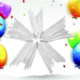 100Pcs 260 Balloons White Long Balloons For Balloon Garland Thickening Skinny Latex Twisting Balloon For Animals Modeling Christmas Birthday Wedding Party Decorations