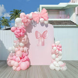 Pink Balloon Arch Kit Coquette Birthday Decorations Pink And White Balloons With Bow Balloons For Pink Bow Birthday Bachelorette Party Bridal Shower Decorations