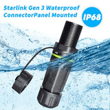 Starlink Ethernet Adapter Gen 3/Mini, Ip68 Waterproof Starlink Standard V3/Mini Dish And Router Connector, Rj45 Ethernet Adapter To Starlink V3 Cable Extension With Cap