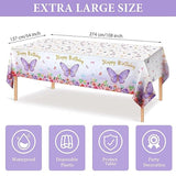 90pcs Butterfly Party Kit with Balloon Arch, Backdrop, Banner & Tablecloth