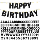 112 Pcs Diy Letter Banner Glitter Customizable Banner Kit Custom Banne