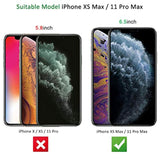 3 Pack Designed For Iphone 11 Pro Max And Iphone Xs Max Screen Protector (6.5"), Enhanced Tempered Glass Protection, Case Friendly, Ultra Resistant