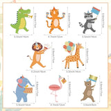 Party Animal Banner Animal Birthday Party Decorations Happy Birthday Garland Banner For Kids Girls Boys Zoo Carnival Decorations Supplies