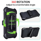 for Defender iPhone 16e Case with Belt Clip,Holster for 16e Phone Case with Kickstand,for Heavy Duty iPhone16e PhoneCase Rugged 2 Layers of