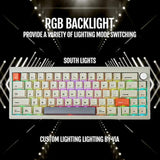 V65 V2 Wireless Hot Swappable Mechanical Keyboard, 65% Gasket Mount Aluminum C