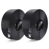 Maximm Cat 6 Ethernet Cable 100 Ft, (2-Pack) Cat6 Cable, LAN Cable, Internet C