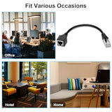 Ethernet Extension Cable 2Pack Ethernet Lan Male To Female Network Cable 10Gbp