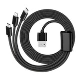 3-In-1 Usb Cable Charger Charging Cord Compatible With Apple Tv 4K Remote Control 1St 2Nd 3Rd 4Th, Ipad Pro 12.9/Pro 11 10Th Ipad, Beats X Beats Fit Pro, Flex Earbuds, Powerbeats Pro 3 2, Solo 4 3 2