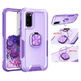 For Samsung Galaxy S20 5G Case With Magnetic Ring Holder Stand Heavy Duty Full Body Hybrid Silicone Shockproof Cover Accessories Gaxaly S 20 5G Uw 6.2 Inch (Without Screen Protector) ?Purple?