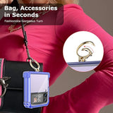 Hinge Protection Clear Samsung Flip 4 Case