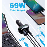 Surface Pro Car Charger Surface Laptop Car Charger, Usb C Car Charger Compatib