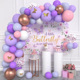 Butterfly Baby Shower Decorations For Girl Purple A Little Butterfly I