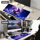 Cool Pickle Gaming Mouse Pad – 12X31.5In Non-Slip Rubber Yellow Desk Mat With Funny Fruit Food Sunglass Design – Large Extended Mousepad For Office Home Laptop – Game Deskmat Gifts Decor