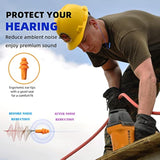 Ear Plugs Bluetooth Headphones For Work, Neckband Wireless Earbuds, Noise Redu