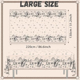Western Party Decorations Cowboy Tablecloths Disposable Wild West Cowboy Birthday Table Cover For Kids Rodeo Bachelorette Baby Shower Party Supplies