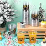 50 Pcs 12 Oz 2026 New Year Plastic Cups for Party Drinks and Snacks