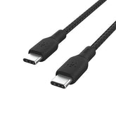 100W USB C to USB C Fast Charging Cable 6.6FT Braided Type C Charger Cord for iPhone 17 Galaxy S25 Pixel 10 iPad Pro