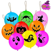 36Pc Halloween Punch Balloons – 18" Colorful Latex Party Favors for Kids