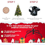 Christmas Tree Stand Christmas Tree Stand, Artificial Tree Holder Iron Metal Holder Base Bracket For Christmas Tree (40Cm)