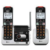 Bl102-2 Dect 6.0 2-Handset Cordless Phone For Home With Answering Machine, Call Blocking, Caller Id Announcer, Audio Assist, Intercom, And Unsurpassed Range, Silver/Black