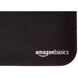 Square Mouse Pad, Cloth With Rubberized Base, Standard, Black, 12.4L X 10.6W Inches